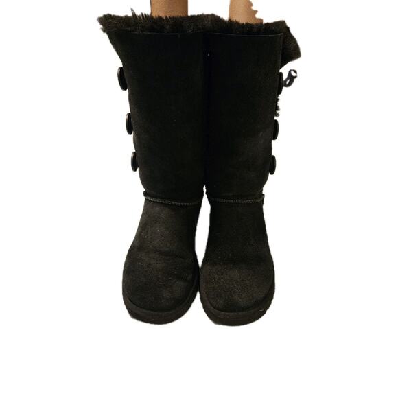 Ugg Bailey Button Triplet Boot Women’s Black Size 6 - Picture 2 of 7
